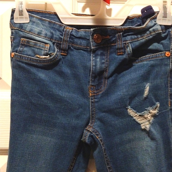 Studio V Distressed Girls Jeans SZ.10 - Picture 1 of 8